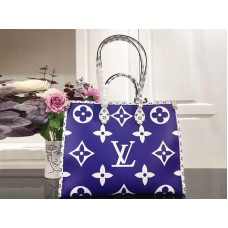 Louis Vuitton Monogram Giant Canvas Onthego Blue m44569