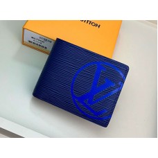 Louis Vuitton Epi Leather Multiple Wallet Blue m67907