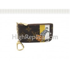 Louis Vuitton Monogram Groom Pochette Cles Yellow