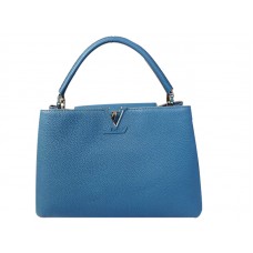 Louis Vuitton Capucines Bag Mm Blue