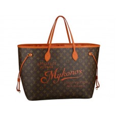 Louis Vuitton Monogram Neverfull Gm Ikat Mykonos